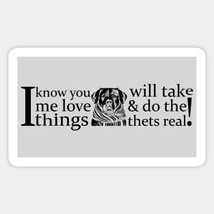 I know you will take me love Sticker